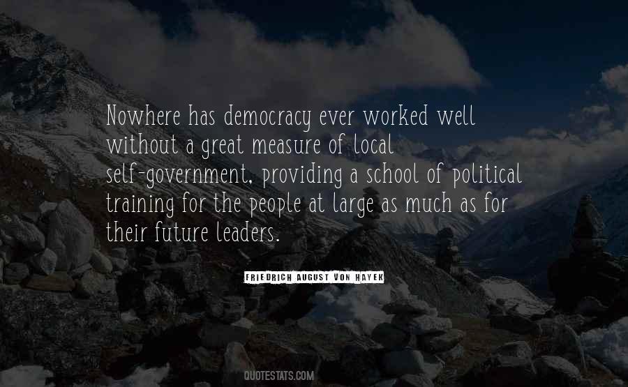 Leaders Of The Future Quotes #588580