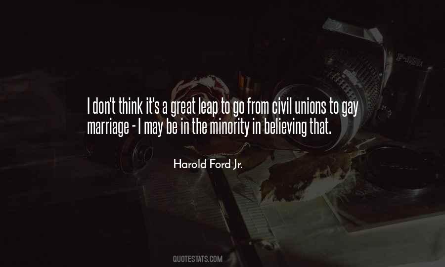Gay Unions Quotes #247212