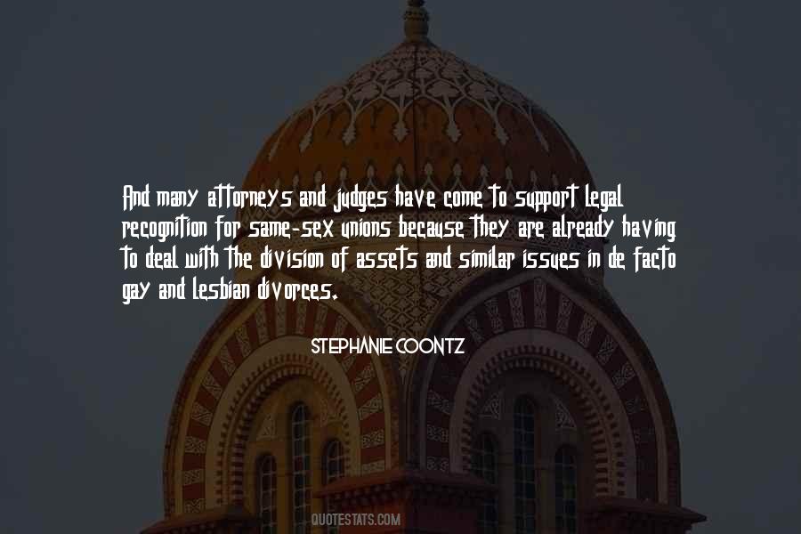 Gay Unions Quotes #464704