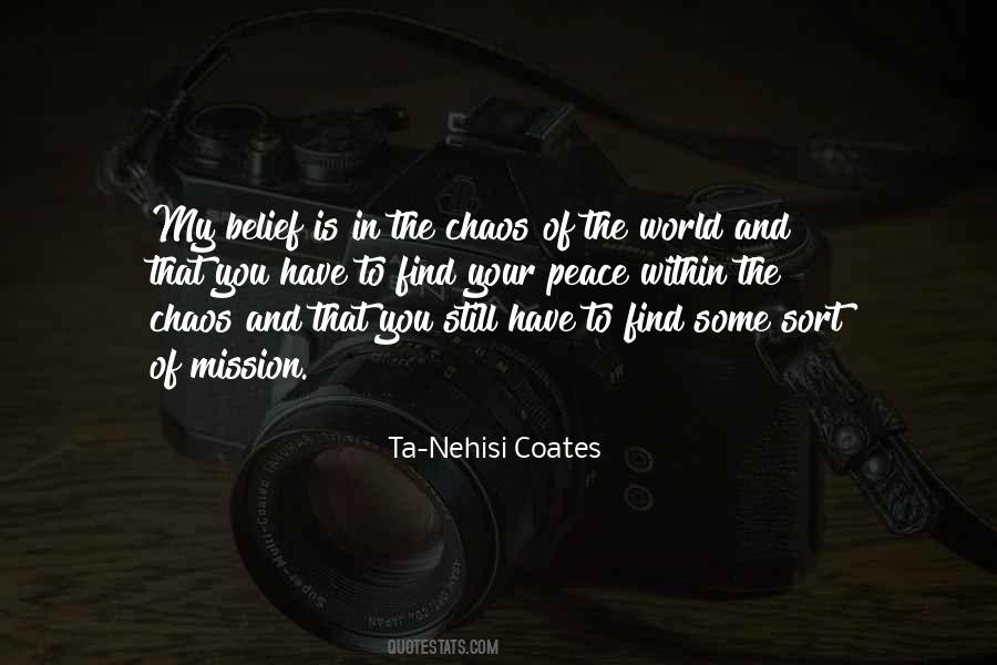 Peace Is Within You Quotes #1379394