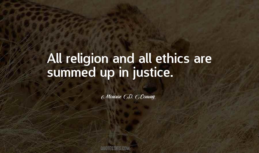 Religion Ethics Quotes #1432634