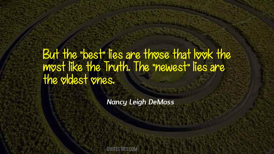 The Best Lies Quotes #1446136