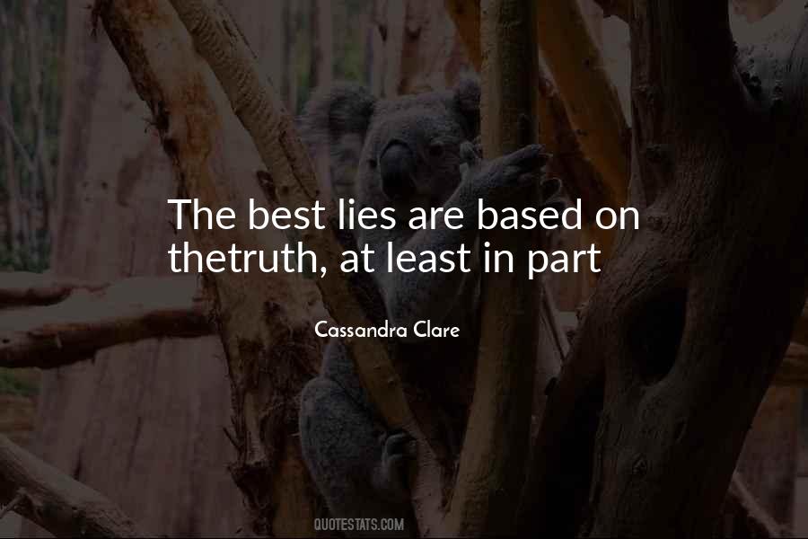 The Best Lies Quotes #516745