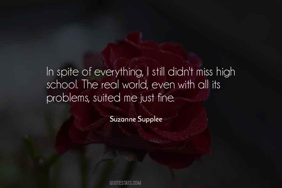 Miss High School Quotes #1837821