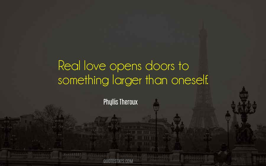 Love Opens Doors Quotes #1218702