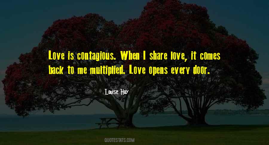 Love Opens Doors Quotes #1398268