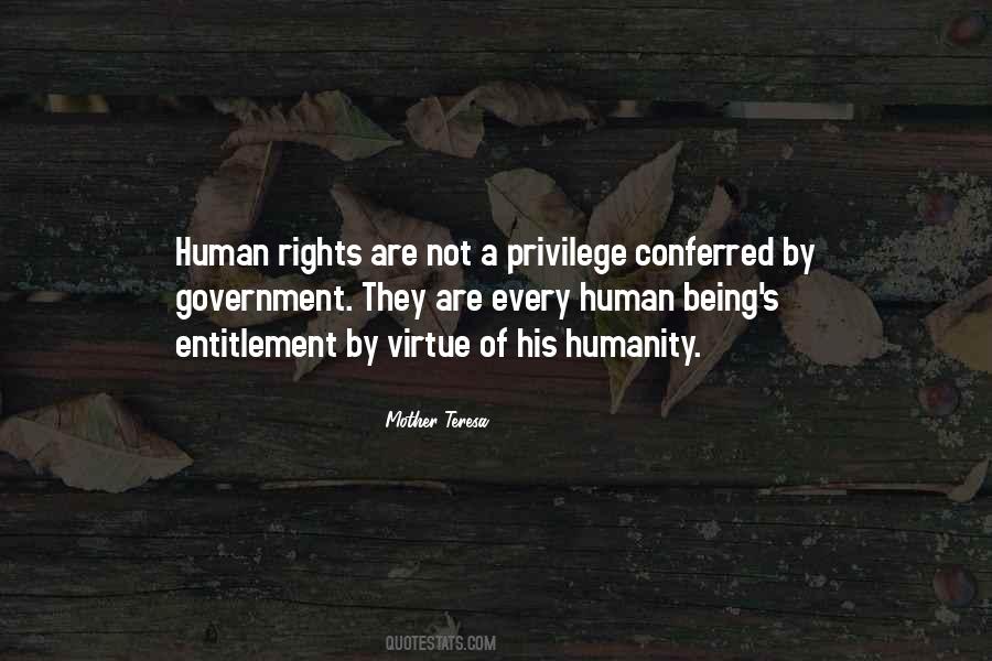 Privilege And Entitlement Quotes #1580230