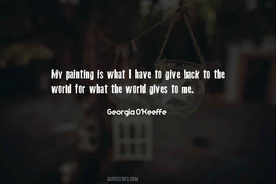 Quotes About Giving Back To The World #1649846