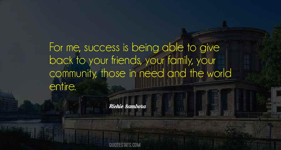 Quotes About Giving Back To The World #1784213