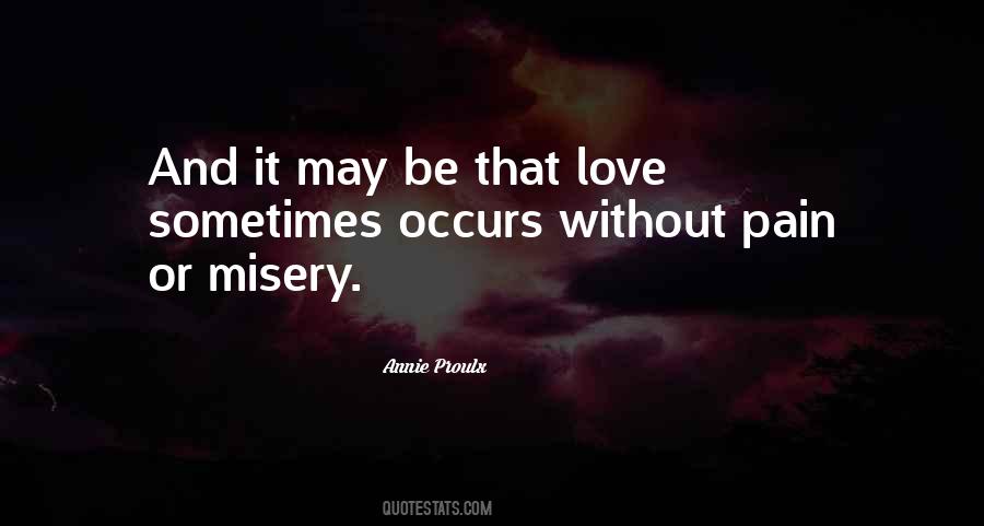 Love Misery Quotes #1058395