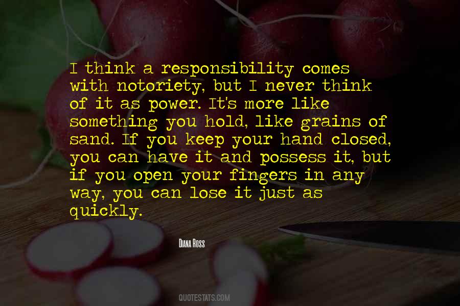 Open Your Hand Quotes #1626690