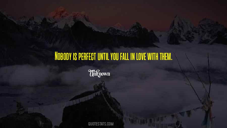 Nobody Perfect Quotes #253852