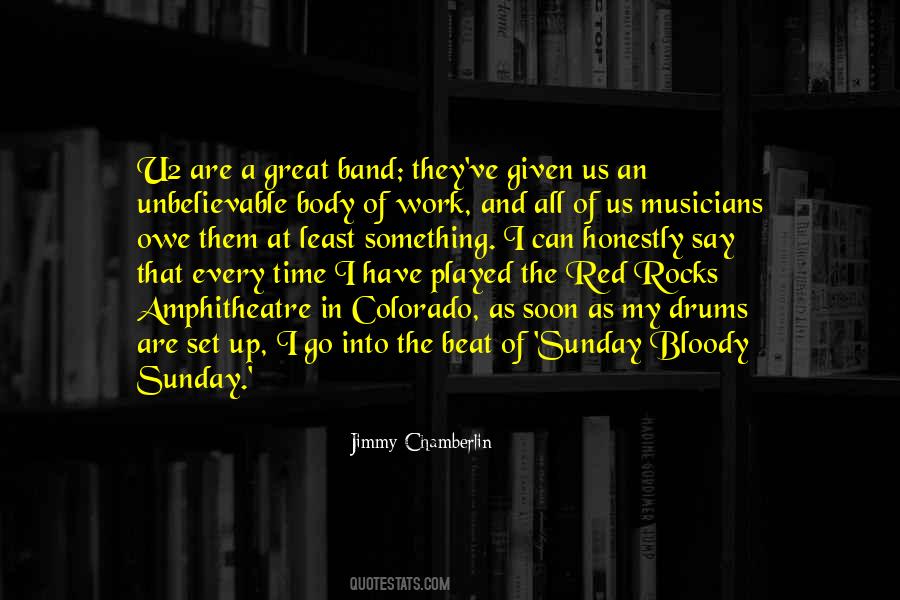 Sunday Bloody Sunday Quotes #181007