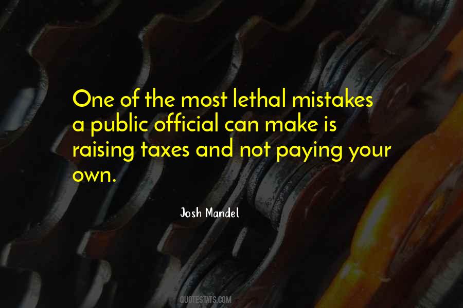 Paying For My Mistakes Quotes #304143