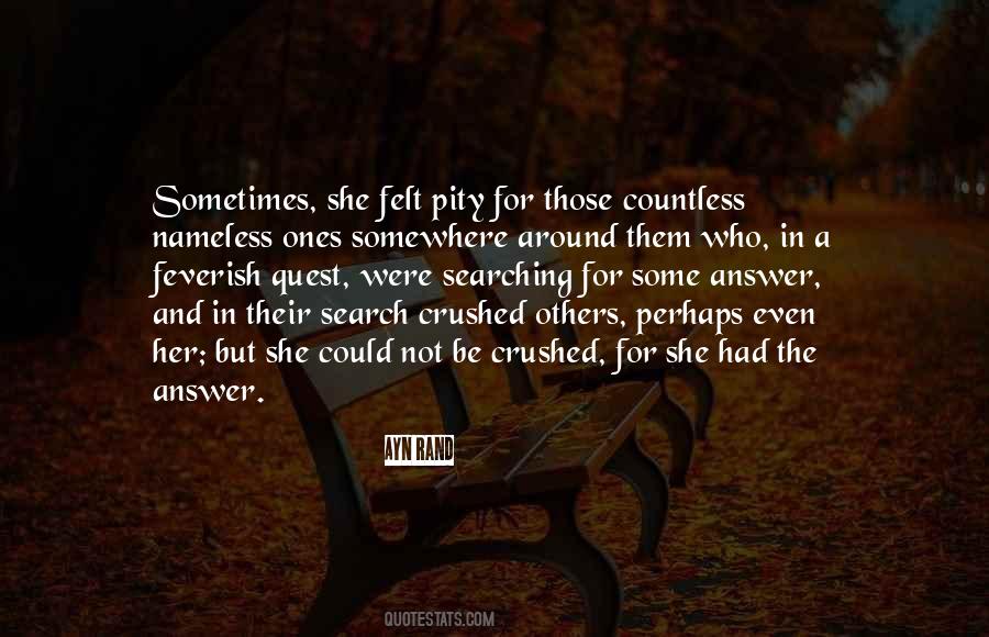 Quotes About The Nameless #1321680
