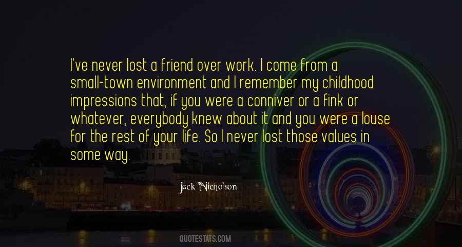 Childhood Small Quotes #473103