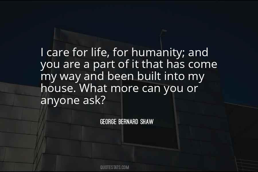 Care For Humanity Quotes #707278