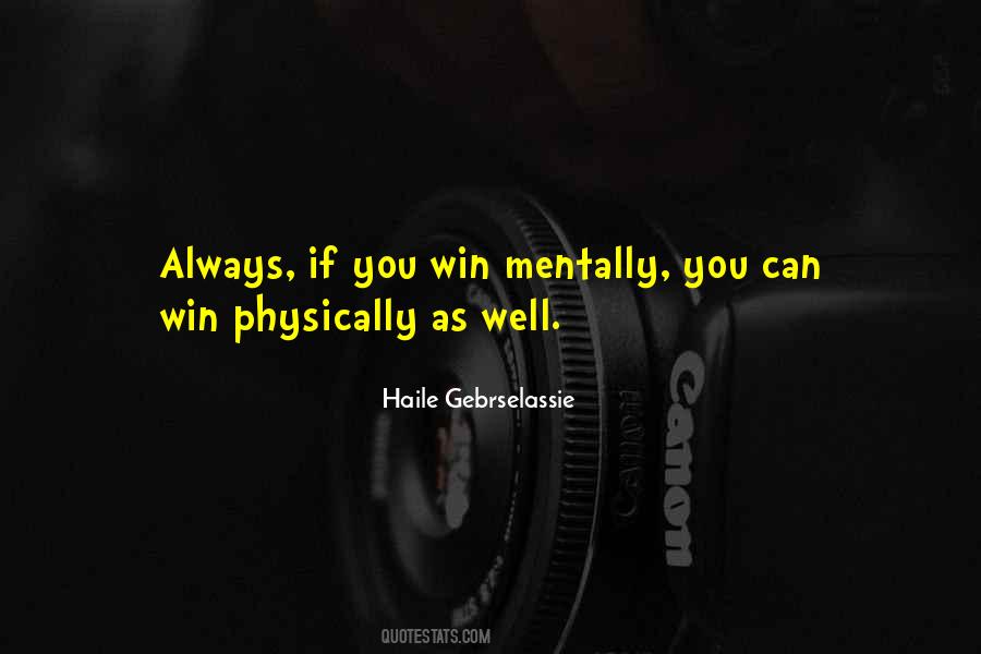 Gebrselassie Quotes #1007333