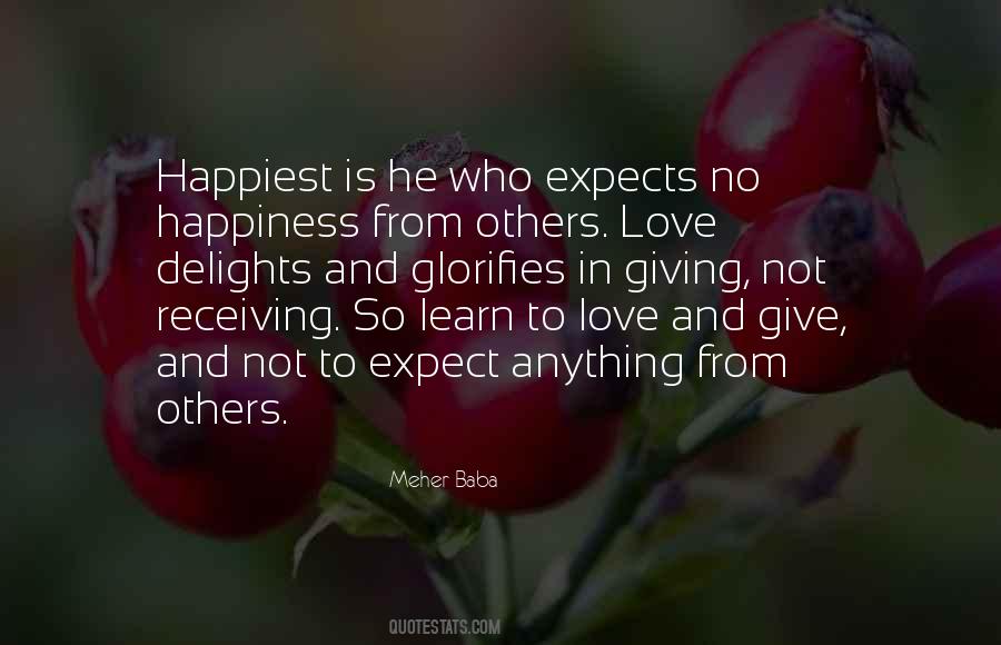 Quotes About Giving And Receiving Love #1074490