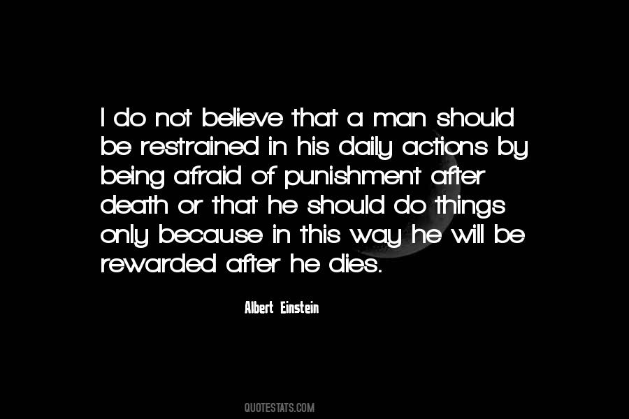 Believe In Actions Quotes #1059758