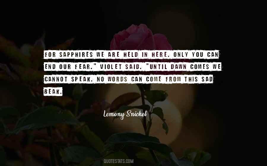 Sad End Quotes #1704602