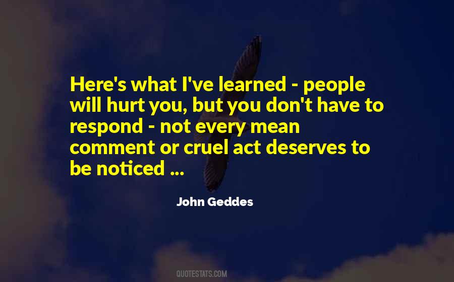 Geddes Quotes #208790
