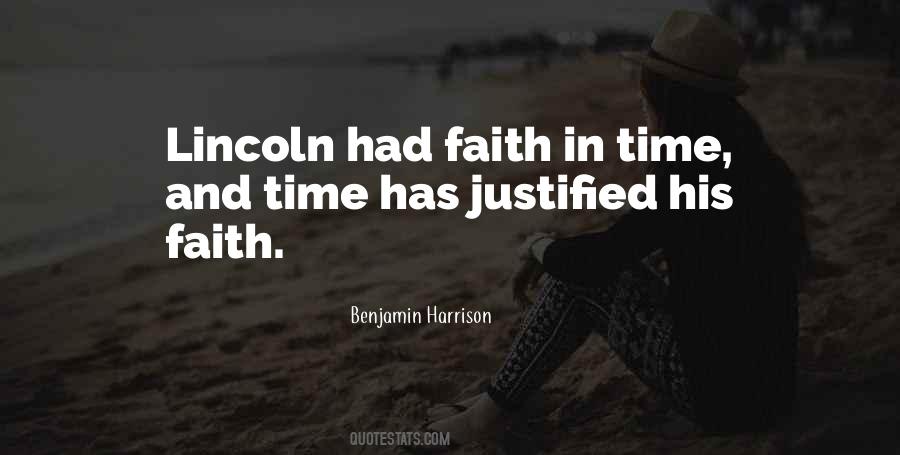 Faith And Time Quotes #661222