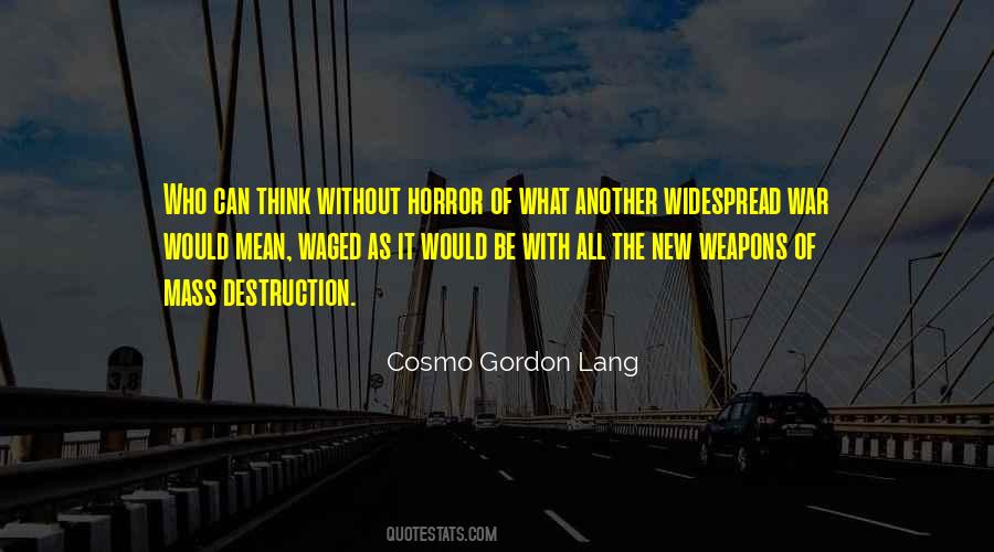 The Horror Of War Quotes #1301703