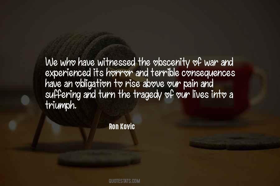 The Horror Of War Quotes #1841736