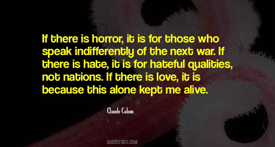 The Horror Of War Quotes #302871