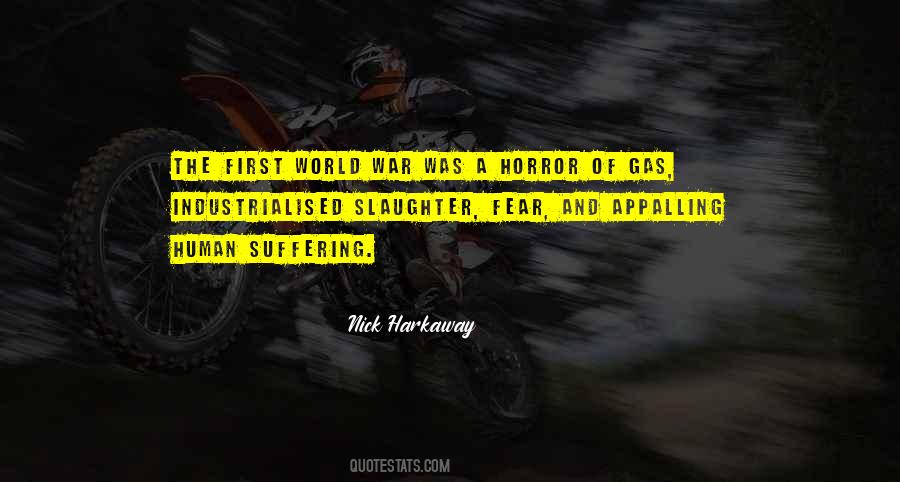 The Horror Of War Quotes #76195