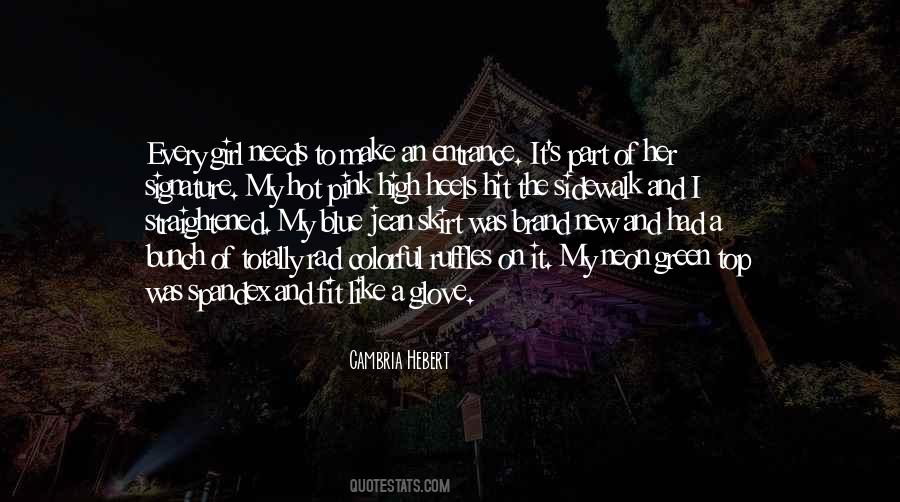 Blue Girl Quotes #571001