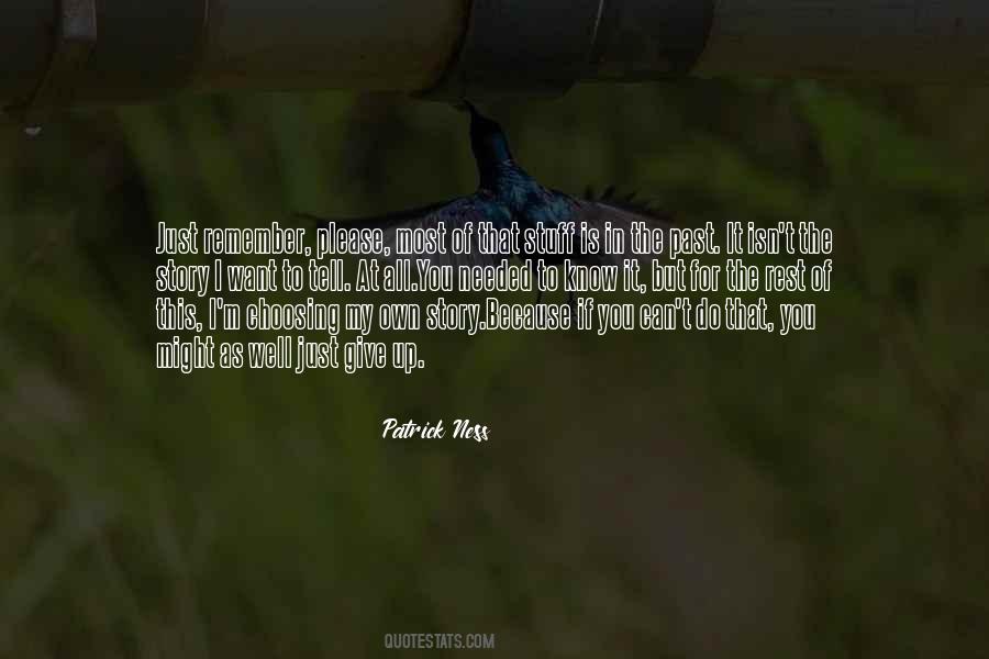 I Just Want To Tell You Quotes #1304135