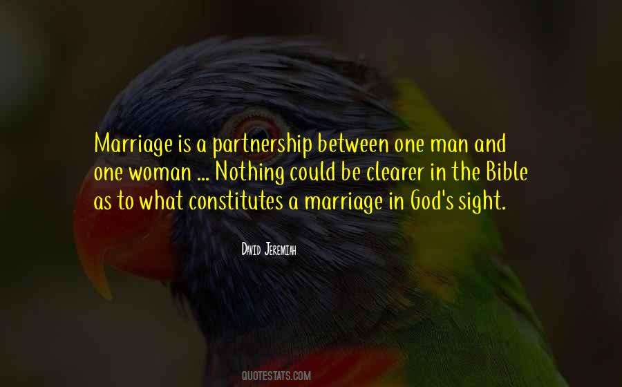 Marriage Is A Partnership Bible Quotes #299163