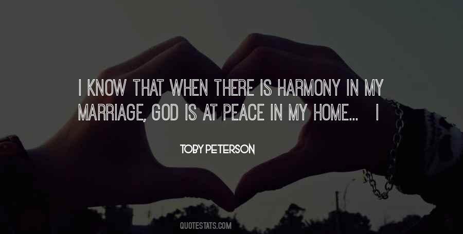 Marriage Peace Quotes #596125