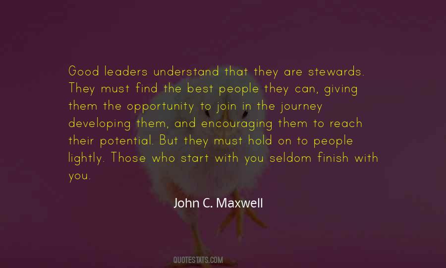 Journey Of Leadership Quotes #1822122