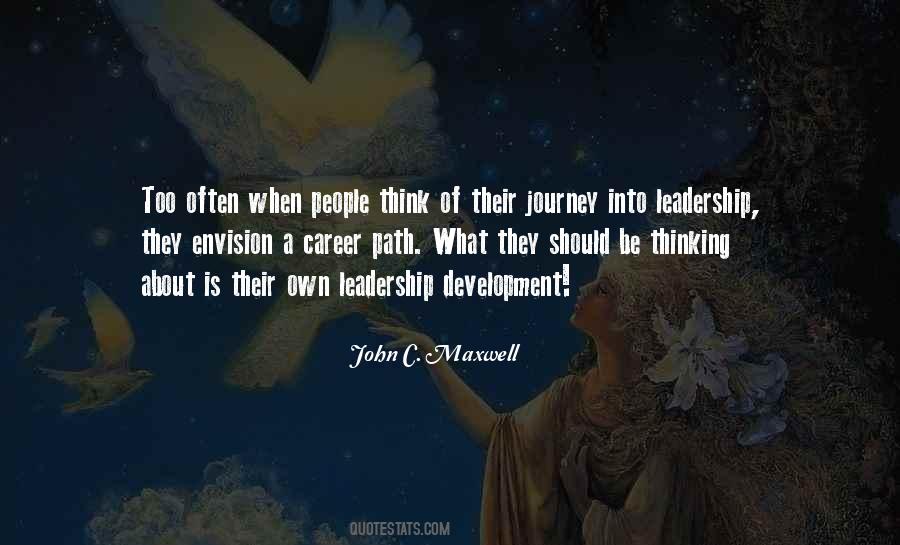Journey Of Leadership Quotes #576685