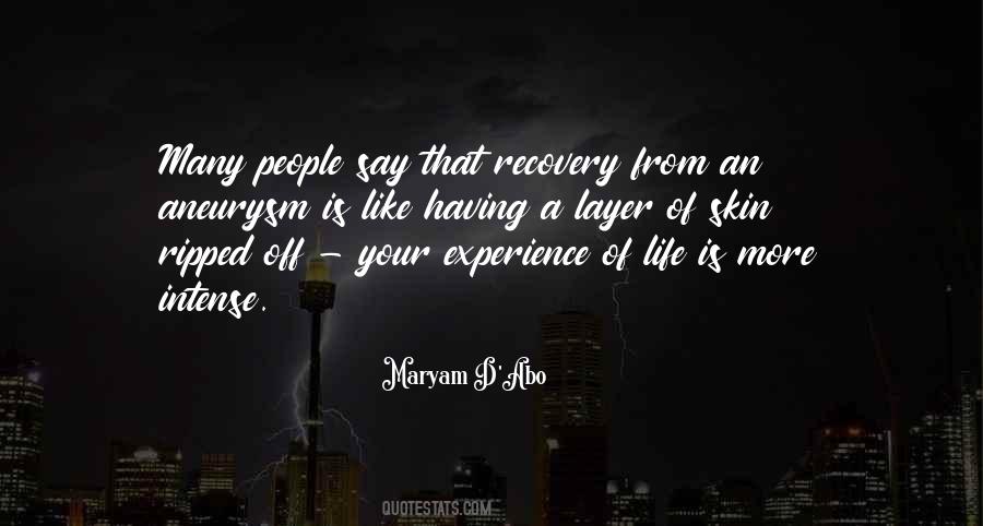 Recovery Life Quotes #1481989