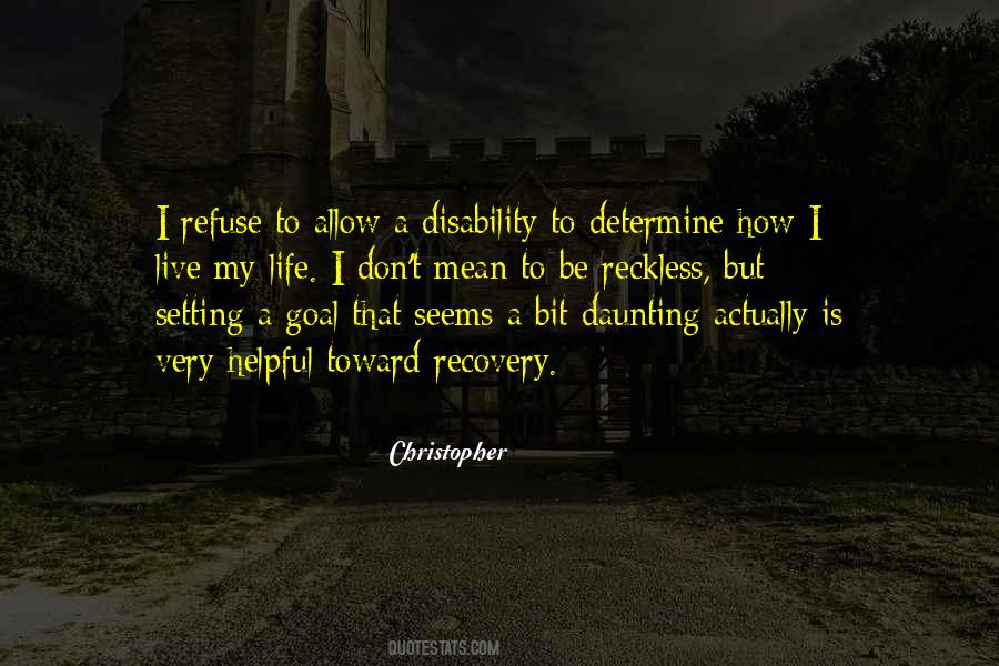 Recovery Life Quotes #1557666