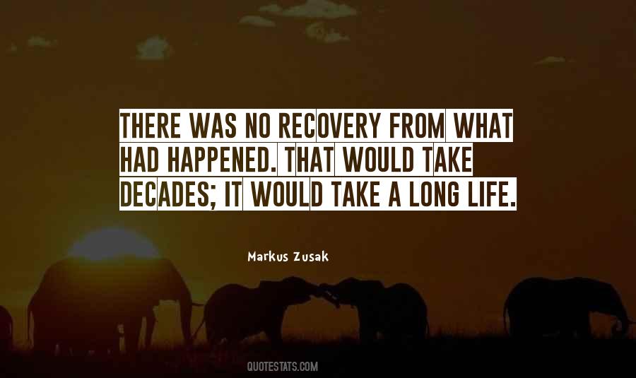 Recovery Life Quotes #414247
