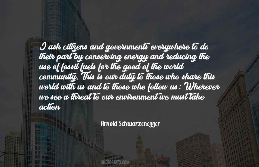 Quotes About Environment And Community #1024368