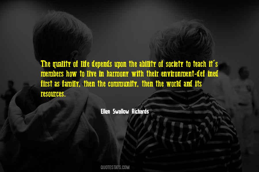 Quotes About Environment And Community #464515