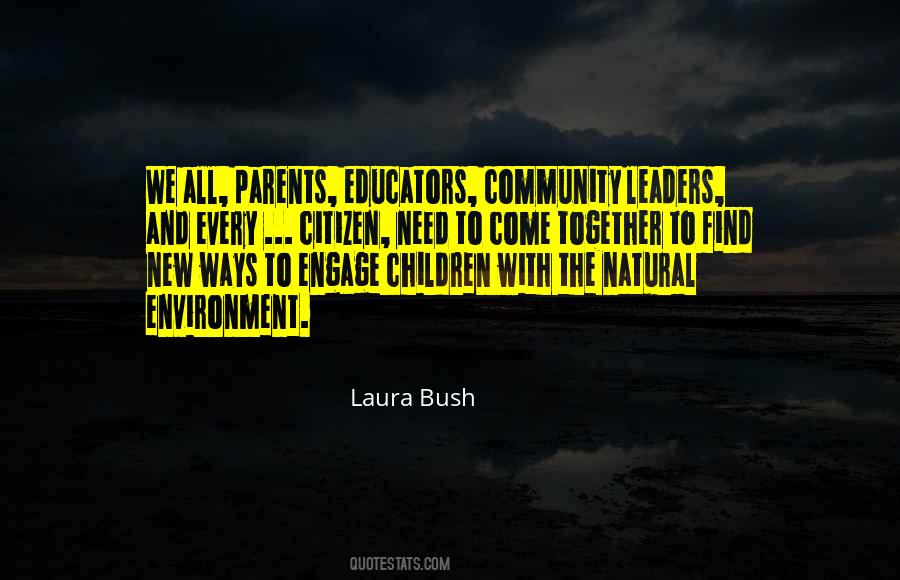 Quotes About Environment And Community #975449
