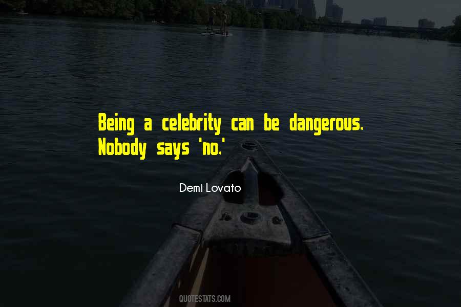 Being A Celebrity Quotes #1610052