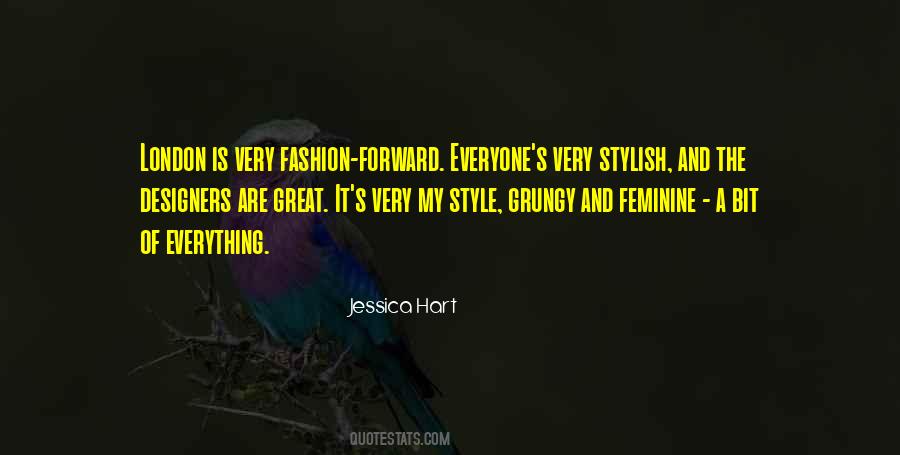 Fashion Forward Quotes #919958