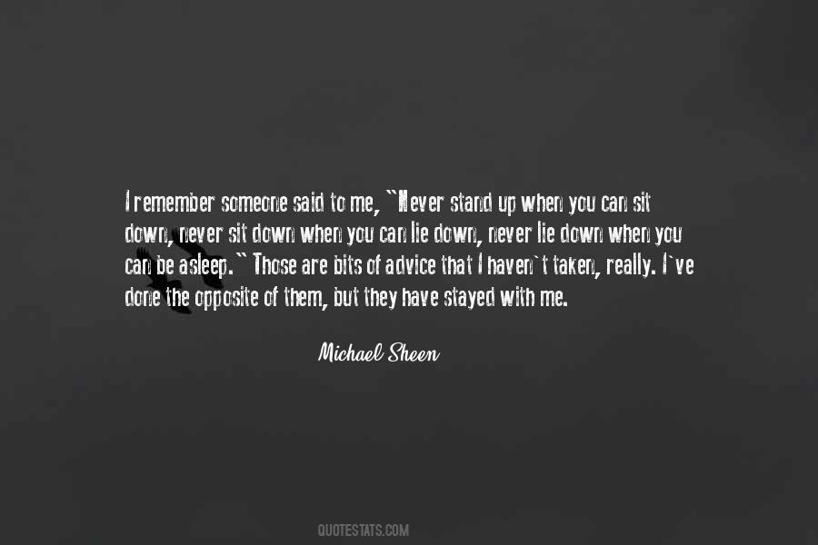 Never Stand Down Quotes #108829