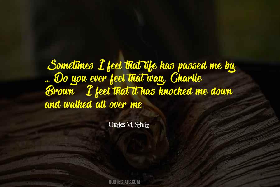 Walked All Over Me Quotes #1444260