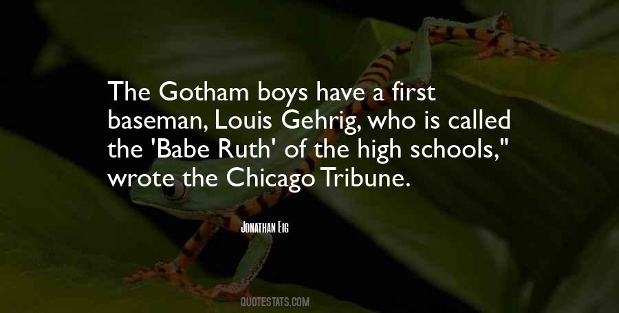 Gehrig Quotes #404801