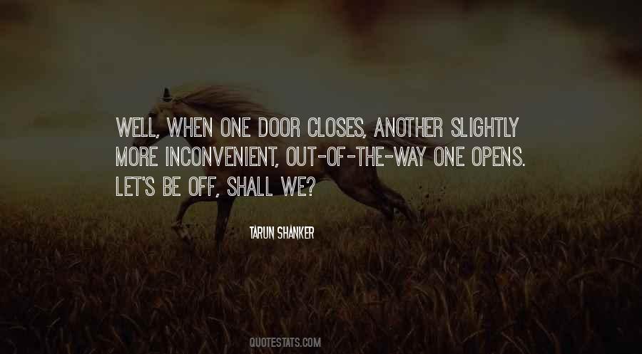 When One Door Closes Another Door Opens Quotes #961889