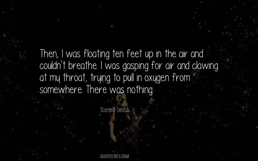 Floating In The Air Quotes #1729699